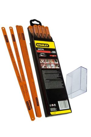 BOITE 100 LAMES DE SCIE A METAUX 300 X 24