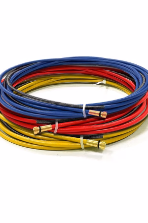 GAINE A RESSORT JAUNE  1.2-1.6MM LONG 4 METRES TORCHE MIG36